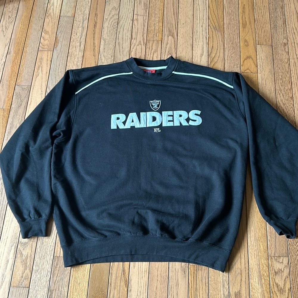 VINTAGE NFL Authentic Raiders sweatshirt sz XL